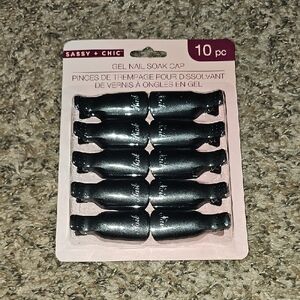 Sassy+Chic 10 PC Gel Nail Soak Cap!! Nwts!!